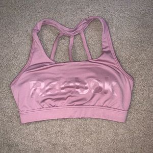 Pink Reebok sports bra - XS